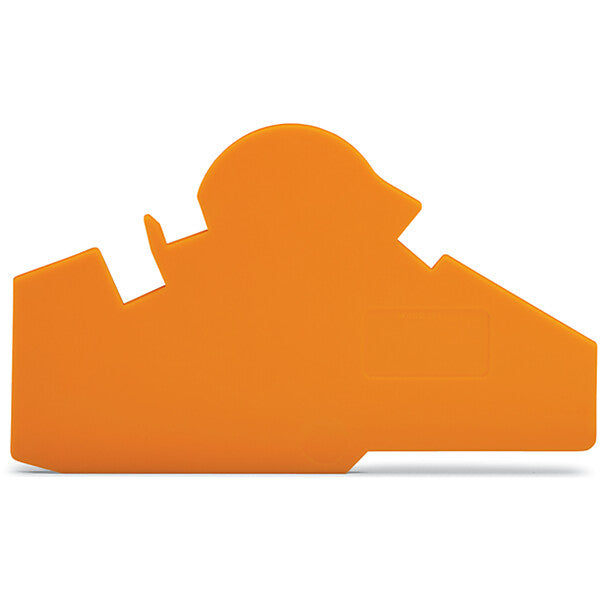 WAGO Abschluß- u.Trennplatte orange, 1,5mm dick 282-386